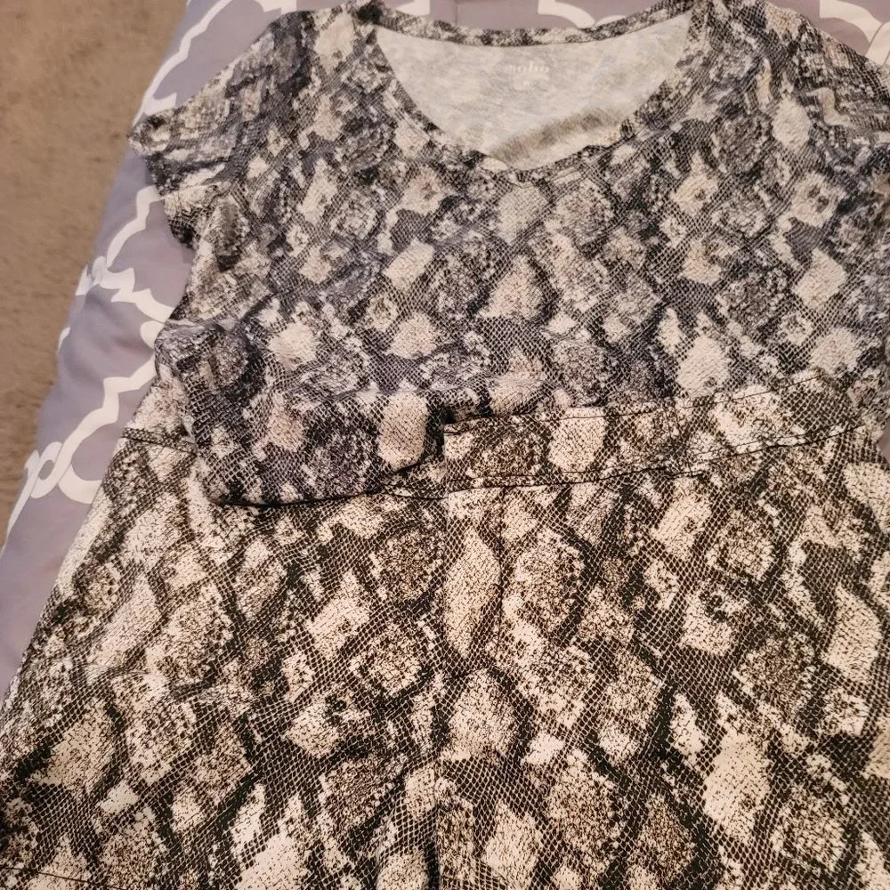 Snake Print Cotton Short Set - M/L - Picture 10 of 10